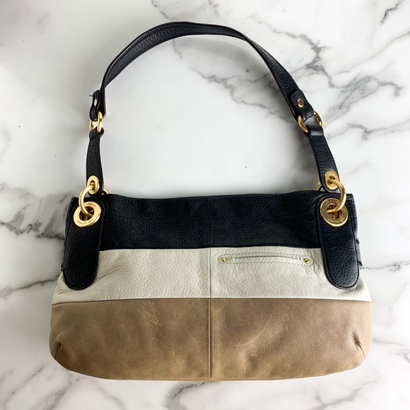 B. Makowsky | Leather Shoulder Bag - Picture 4 of 7